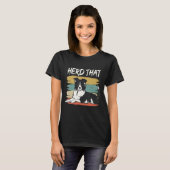 T-shirt Collie de bordure de chien (Devant entier)