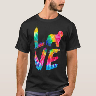 T-shirt Collie Tie Tee Love Chien Pâte Maman Papa