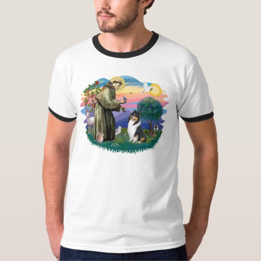 T-shirt Collie (trois couleurs) (Devant)