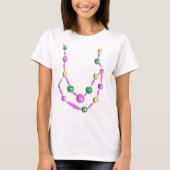 T-shirt Collier de perles Mardi Gras (Devant)
