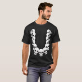 T-shirt Collier de sorcière Halloween vintage (Devant entier)