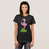 T-shirt Collier Flamant rose (Devant entier)