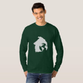 T-shirt ColliesWithoutBorders logo blanc (Devant entier)