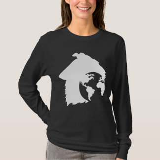 T-shirt ColliesWithoutBorders logo blanc