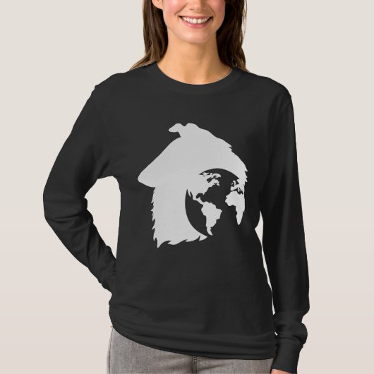 T-shirt ColliesWithoutBorders logo blanc (Devant)