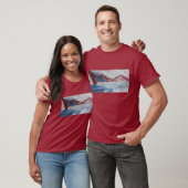 T-SHIRT COLLINES ROUGES DE L'ICEBERG (Unisexe)