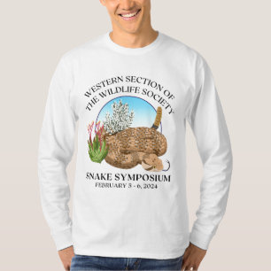 T-shirt Colloque de serpent à long manche Tee