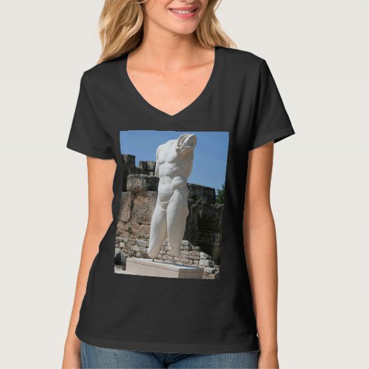 T-shirt Collosal Torso Statue Bain Hadrianique D'Aphrodisi (Devant)