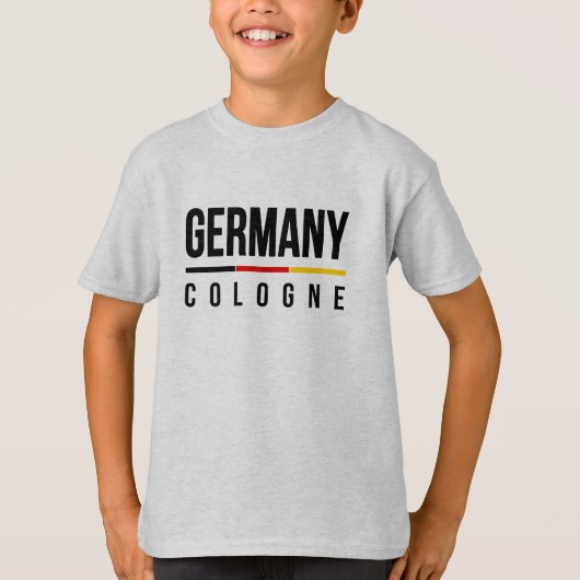 T-shirt Cologne Allemagne (Devant)