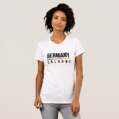 T-shirt Cologne Allemagne (Devant entier)