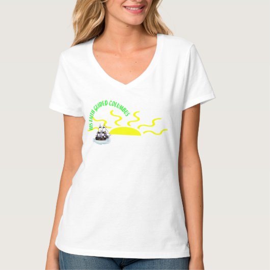 T-shirt Colomb guidé par la foi - (Devant)