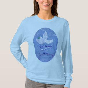 T-shirt Colombe avec la branche d'olivier