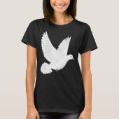 T-shirt Colombe blanche (Devant)
