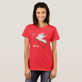 T-shirt Colombe blanche (Devant entier)