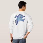 T-shirt Colombe de chemise bilatérale de paix (Dos entier)