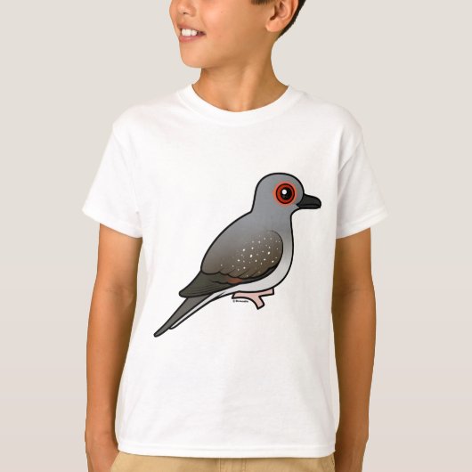 T-shirt Colombe de diamant de Birdorable (Devant)