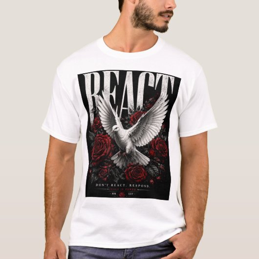 T-shirt Colombe de la paix (Devant)