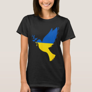 T-shirt Colombe de la paix en Ukraine. Soutenez l'Ukraine.