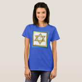 T-Shirt Colombe de la Paix Étoile de David (Devant entier)