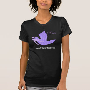 T-shirt Colombe de ruban de bigorneau d'espoir - cancer de