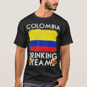 T-shirt Colombia Drick Team Design Colombien Drating T