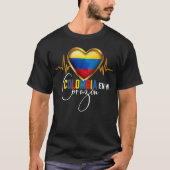 T-shirt Colombia en mi Corazon Colombien Pride Corresponda (Devant)