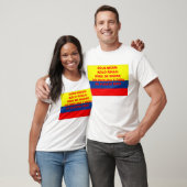 T-shirt colombia_flag, COLO-RICAN : (KOLO'- RIKAN) BEBE (Unisexe)