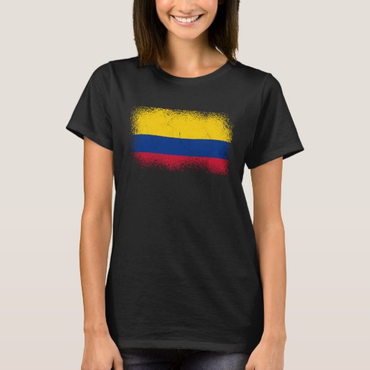 T-shirt Colombian Flag Colombia (Devant)
