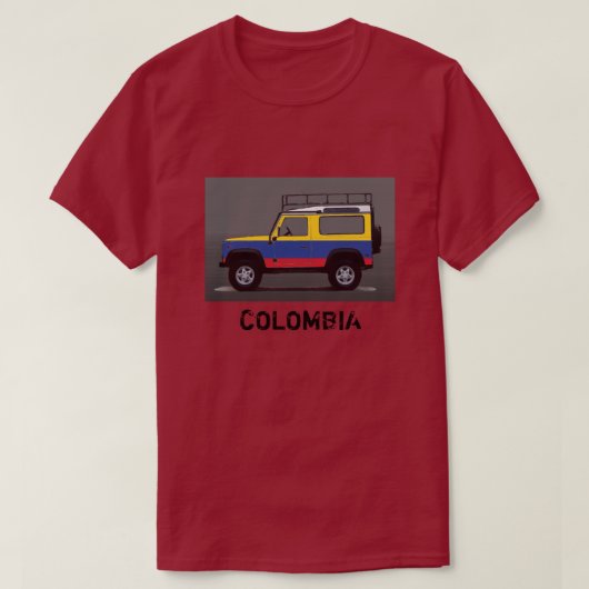 T-shirt COLOMBIE (Design devant)
