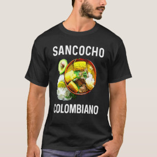 T-shirt Colombie Alimentation Comida Fierté Correspondant
