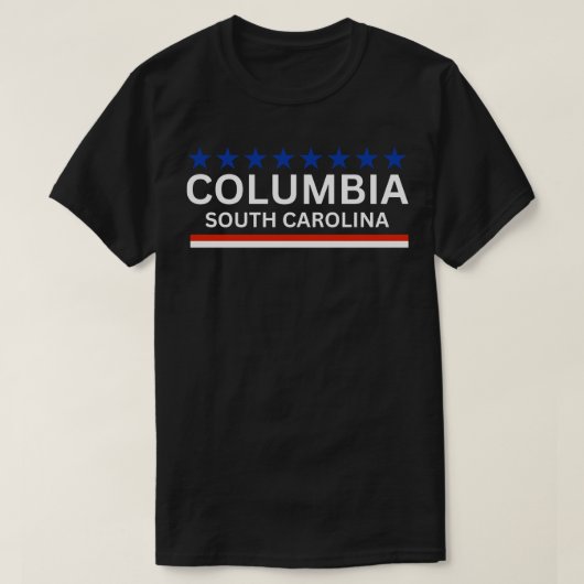 T-shirt Colombie Caroline du Sud 2 (Design devant)