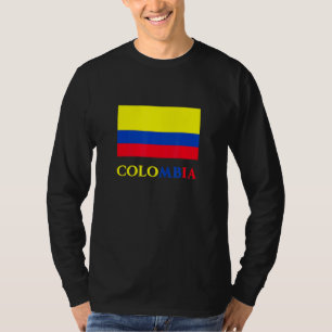 T-shirt Colombie Drapeau Bandera Colombiana Pays Colombien