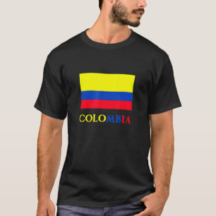 T-shirt Colombie Drapeau Bandera Colombiana Pays Colombien