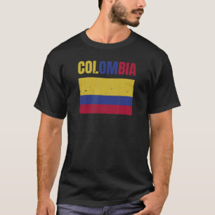 T-shirt Colombie Drapeau Colombien République De Colombie