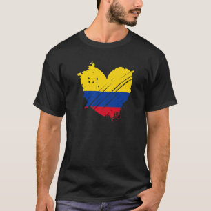 T-shirt Colombie Drapeau J'aime C'est dans mon ADN Colombi