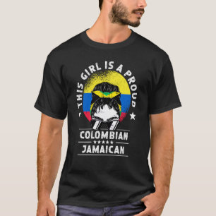 T-shirt Colombie Drapeau Jamaïque femmes grandissantes Cit
