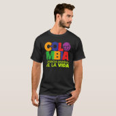 T-shirt Colombie Potencia Mundial De La Vida (Devant entier)