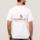T-shirt Colombie, Sc "célèbre chaud " (Dos)