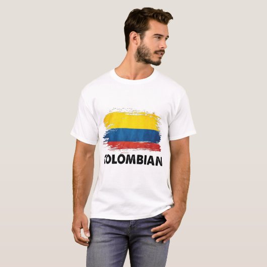 T-shirt Colombie vintage (Devant entier)
