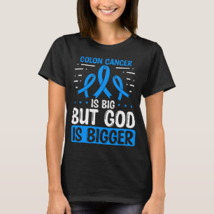 T-shirt Colon Cancer Sensibilisation Dieu Colon Cancer Rub