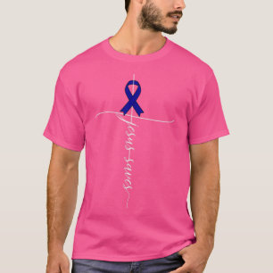 T-shirt Colon Cancer Sensibilisation Jésus Saves Christian