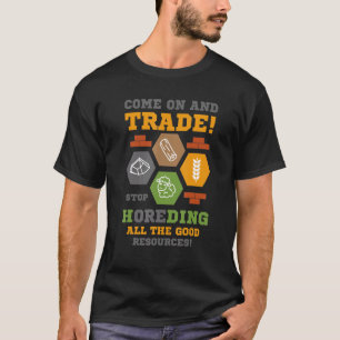 T-shirt Colon ou Dé pour jeux de société et JDR