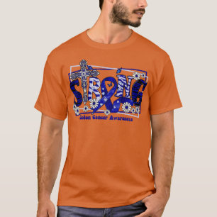 T-shirt Colon Sensibilisation Le ruban transversal Forte e