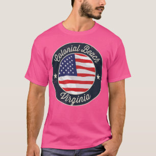 T-shirt Colonial Beach - Patriotique Virginia Souvenir T-S