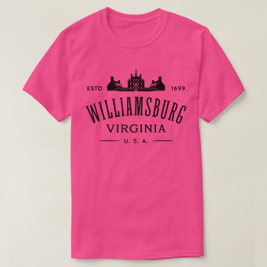 T-shirt Colonial Williamsburg VA Design Williamsburg Virgi (Design devant)