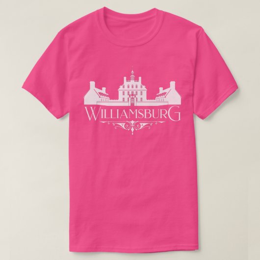 T-shirt Colonial Williamsburg Virginie (Design devant)
