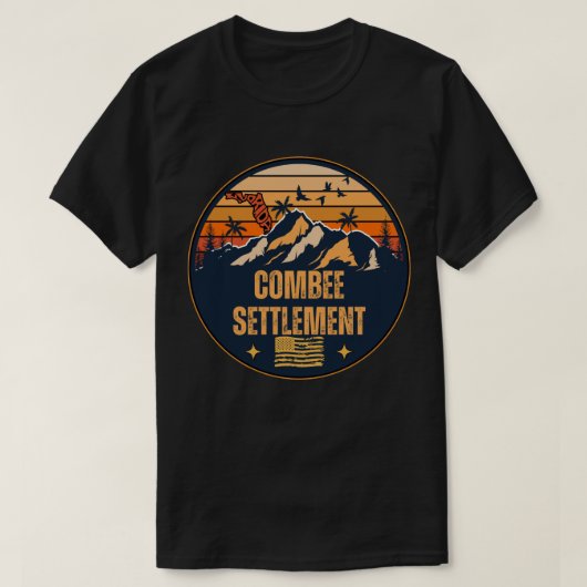 T-shirt Colonie de Combee, Floride  (Design devant)