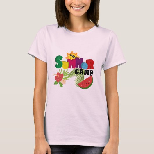 T-shirt Colonie de vacances (Devant)