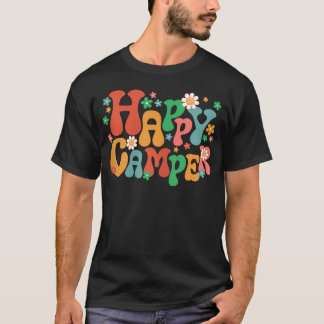 T-shirt Colonie de vacances rétro Happy Camper Camping Voy
