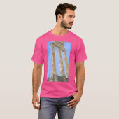 T-shirt Colonnes du forum romain (Devant entier)